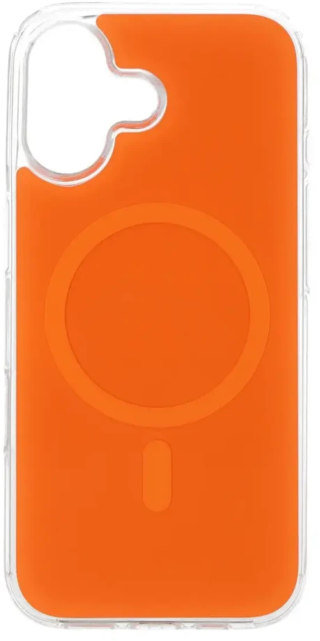 Toptel Tel Protect Glossy Magsafe dėklas skirtas Apple iPhone 17 oranžinės spalvos