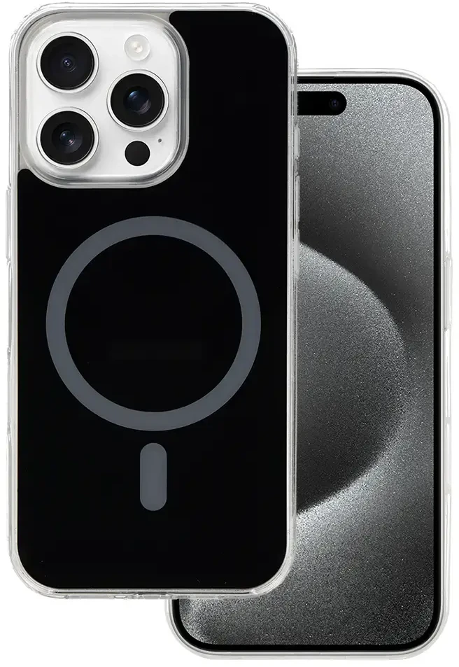 Fusion Accessories Tel Protect Glossy Magsafe dėklas skirtas Apple iPhone 14 Pro juodos spalvos