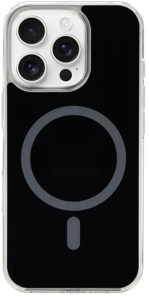 Fusion Accessories Tel Protect Glossy Magsafe dėklas skirtas Apple iPhone 16 Pro juodos spalvos