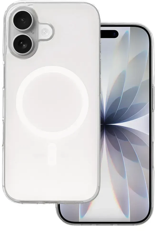 Fusion Accessories Tel Protect Glossy Magsafe dėklas skirtas Apple iPhone 17 baltos spalvos