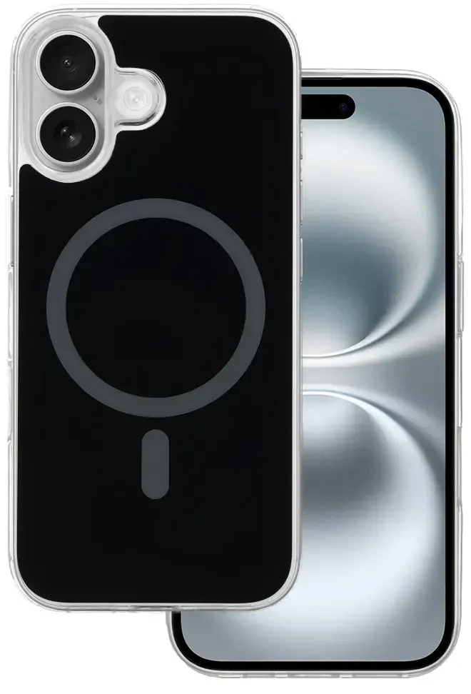 Fusion Accessories Tel Protect Glossy Magsafe dėklas skirtas Apple iPhone 16 juodos spalvos