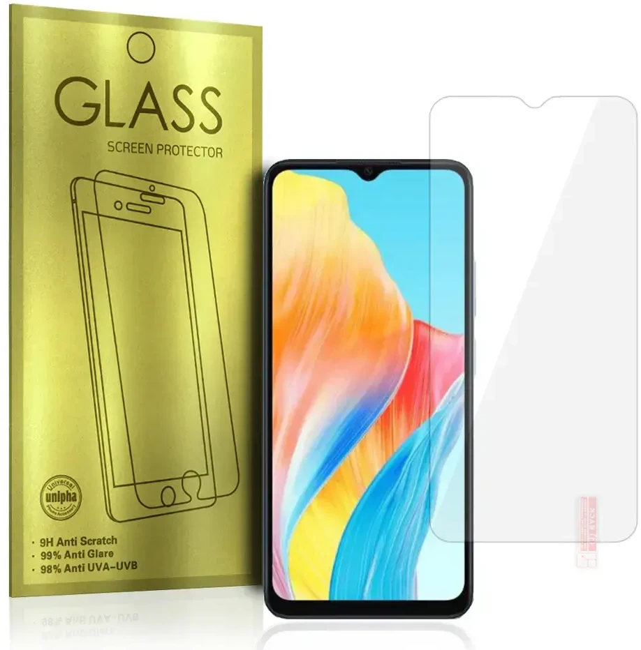 Fusion Accessories Topt Apsauginis stiklas Gold skirtas Oppo A18/A38