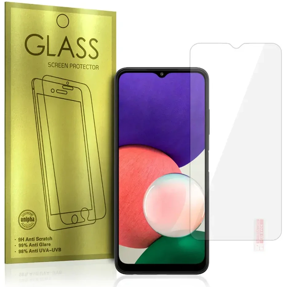Fusion Accessories Topt Apsauginis stiklas Gold skirtas Samsung Galaxy A22 5G