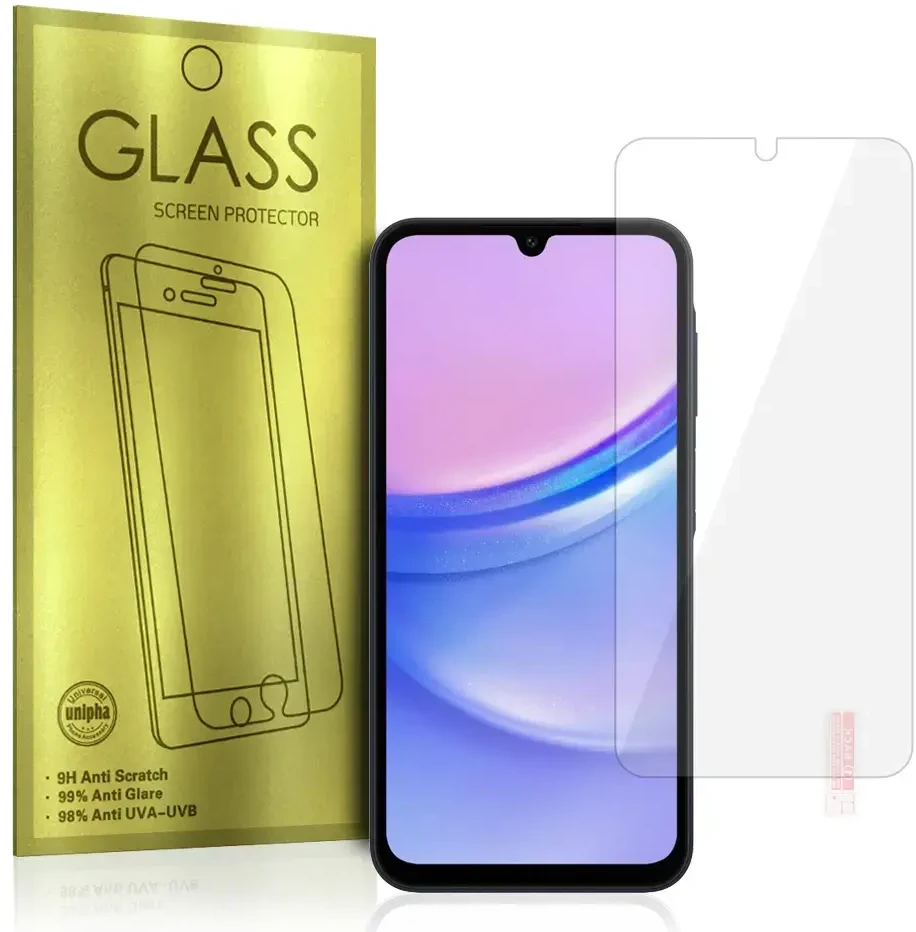 Toptel Topt Apsauginis stiklas Gold skirtas Samsung Galaxy A15 4G/5G