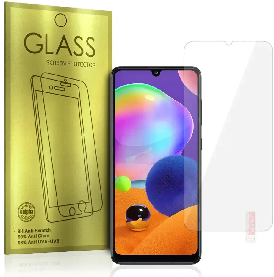 Fusion Accessories Topt Apsauginis stiklas Gold skirtas Samsung Galaxy A31
