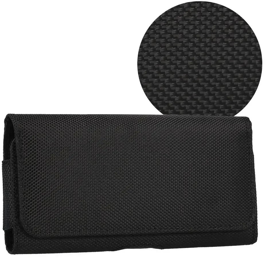 Dėklas Fusion Accessories Topt HIT Belt Holster (SIZE XL) skirtas Apple iPhone 15 Pro Max/Samsung A54 5G/A52/S24 Plus/S20 FE design 2 juodas (167×83 mm)