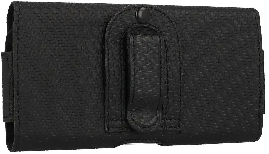 Dėklas Fusion Accessories Topt HIT Belt Holster (SIZE XL) skirtas Apple iPhone 15 Pro Max/Samsung A54 5G/A52/S24 Plus/S20 FE design 3 juodas (167×83 mm)