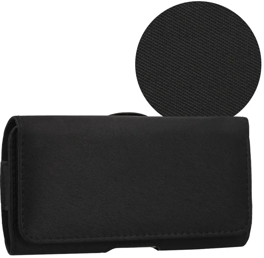 Dėklas Toptel Topt HIT Belt Holster (SIZE XL) skirtas Apple iPhone 15 Pro Max/Samsung A54 5G/A52/S24 Plus/S20 FE design 1 juodas (167×83 mm)
