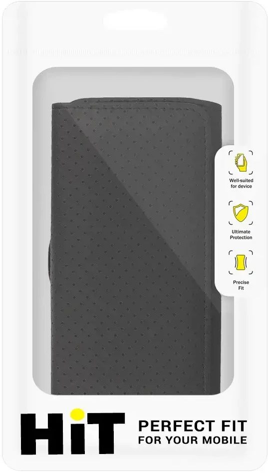 Dėklas Fusion Accessories Topt HIT Belt Holster (SIZE XL) skirtas Apple iPhone 15 Pro Max/Samsung A54 5G/A52/S24 Plus/S20 FE design 4 juodas (167×83 mm)