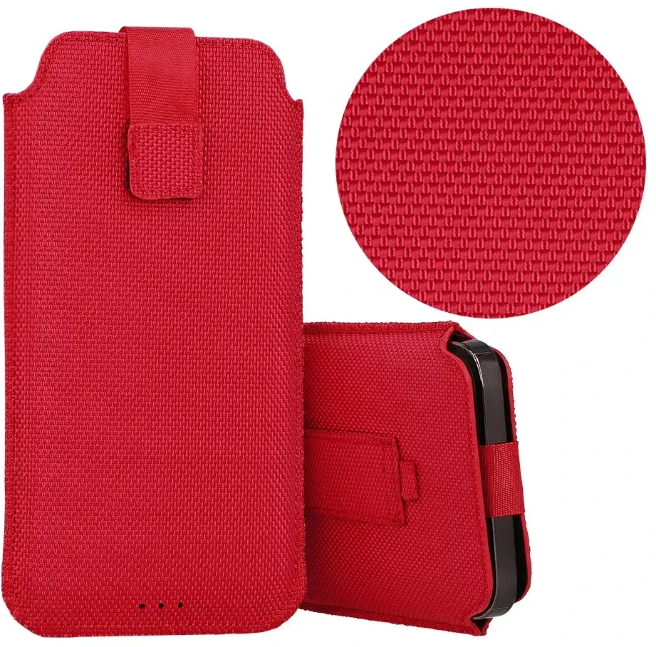 Fusion Accessories Topt Dėklas HIT (Dydis XL) skirtas Apple iPhone 15/15 Pro/Apple iPhone 16/16 Pro/Samsung S24/S24 Plus/S25/S25 Plus/A53/A55 5G raštas 2 raudonos spalvos