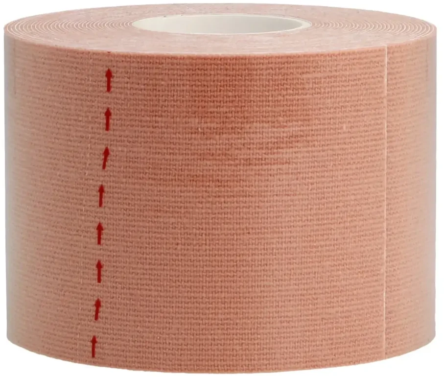 Fusion Accessories Topt Kineziologinis pleistras, 5 cm x 5 m gelsva