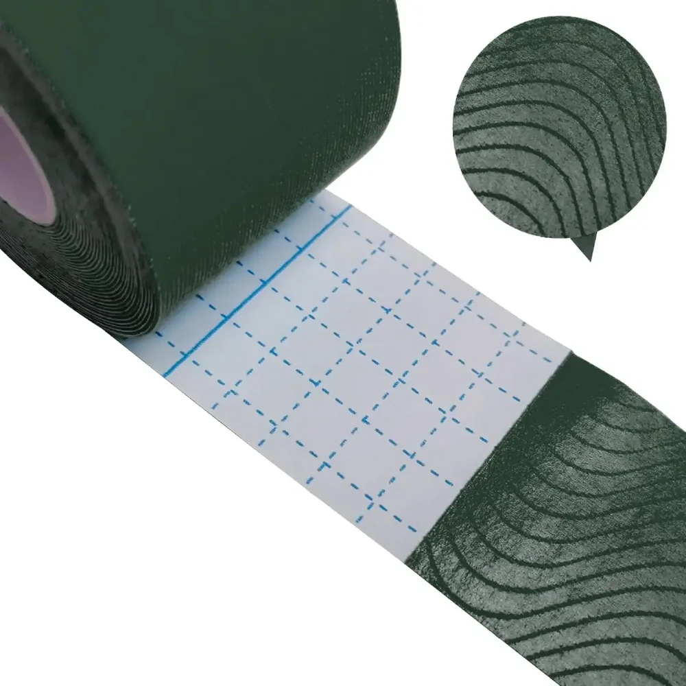 Fusion Accessories Topt Kineziologinis pleistras, 5 cm x 5 m dark žalios spalvos