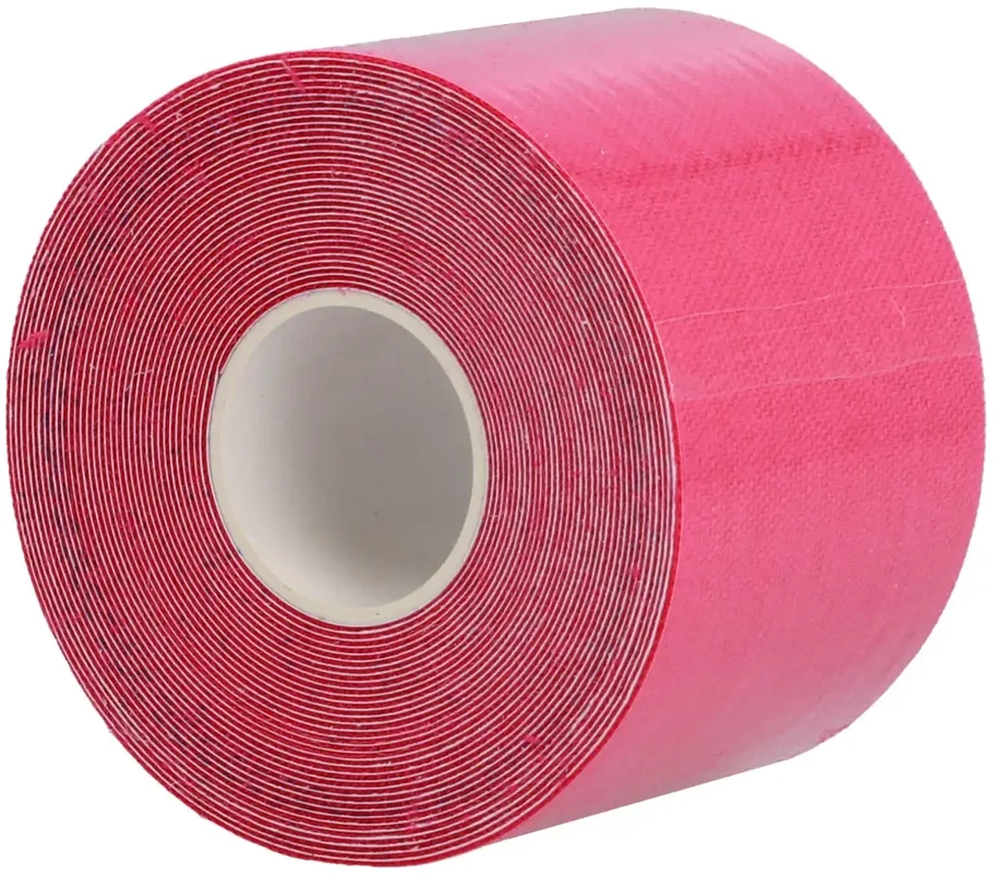 Fusion Accessories Topt Kineziologinis pleistras, 5 cm x 5 m rožinės spalvos