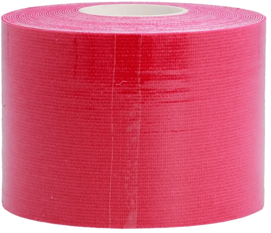 Fusion Accessories Topt Kineziologinis pleistras, 5 cm x 5 m rožinės spalvos