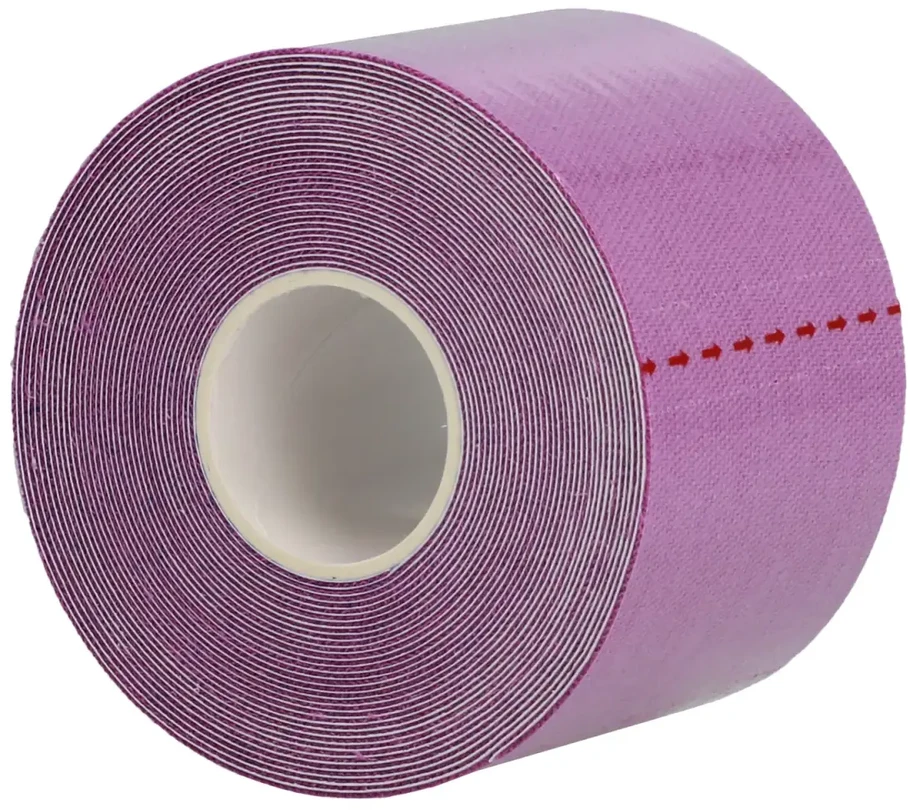 Fusion Accessories Topt Kineziologinis pleistras, 5 cm x 5 m violetinės spalvos