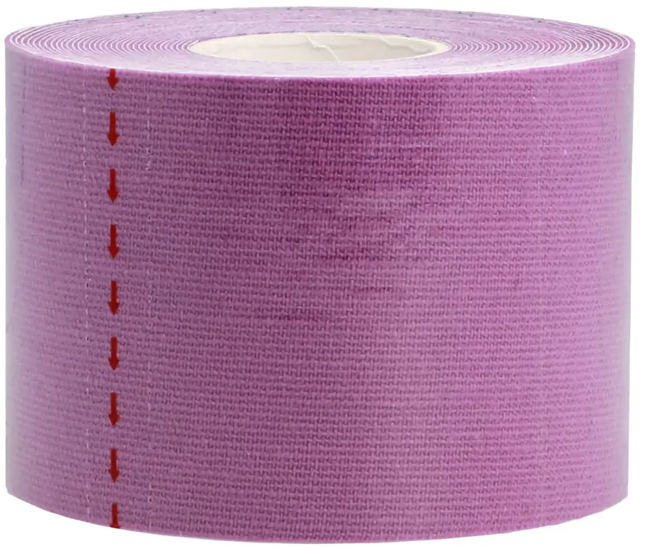 Fusion Accessories Topt Kineziologinis pleistras, 5 cm x 5 m violetinės spalvos
