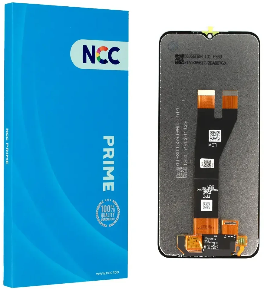 Fusion Accessories Topt LCD Ekranas NCC for Samsung Galaxy A14 (A14U/146P) juodas Prime