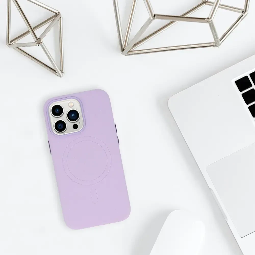 Fusion Accessories MagSafe odinis dėklas iPhone 15 Plus Violetinė