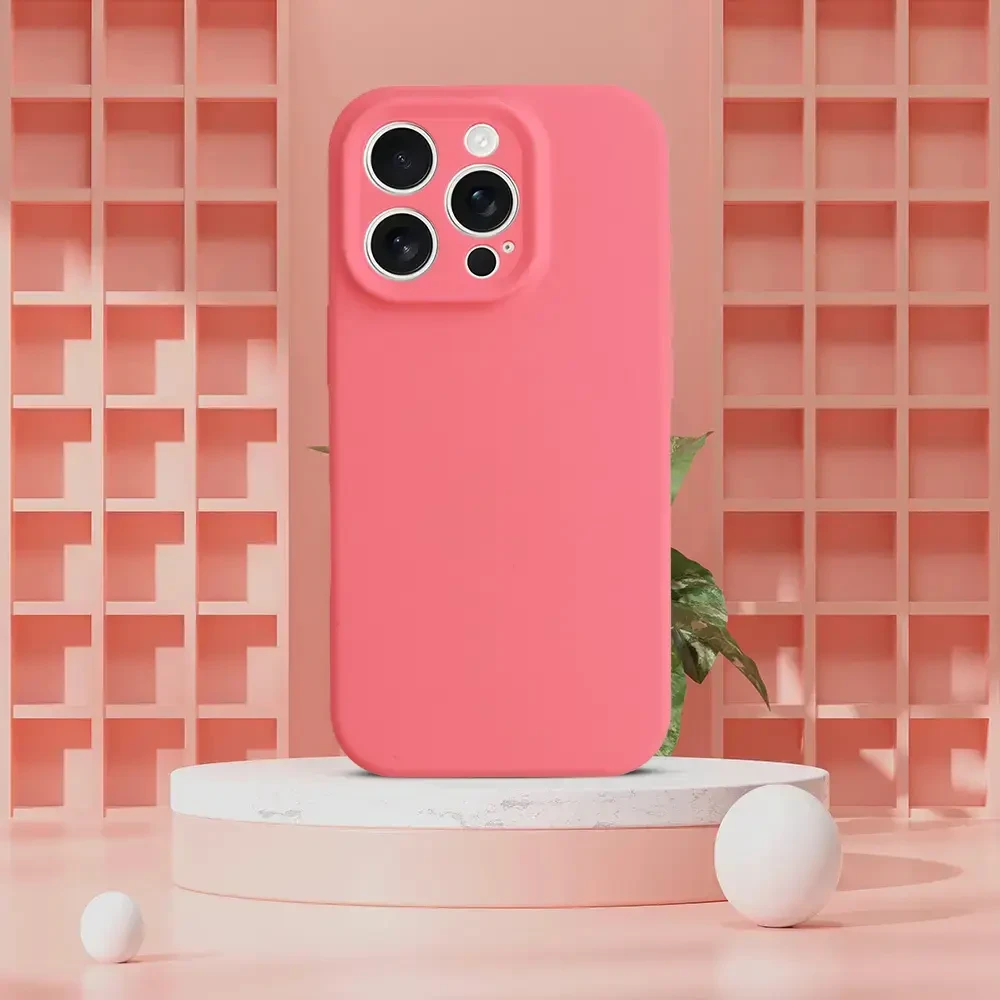Fusion Accessories Topt MagColor Pure dėklas skirtas Apple iPhone 17 raudonos spalvos