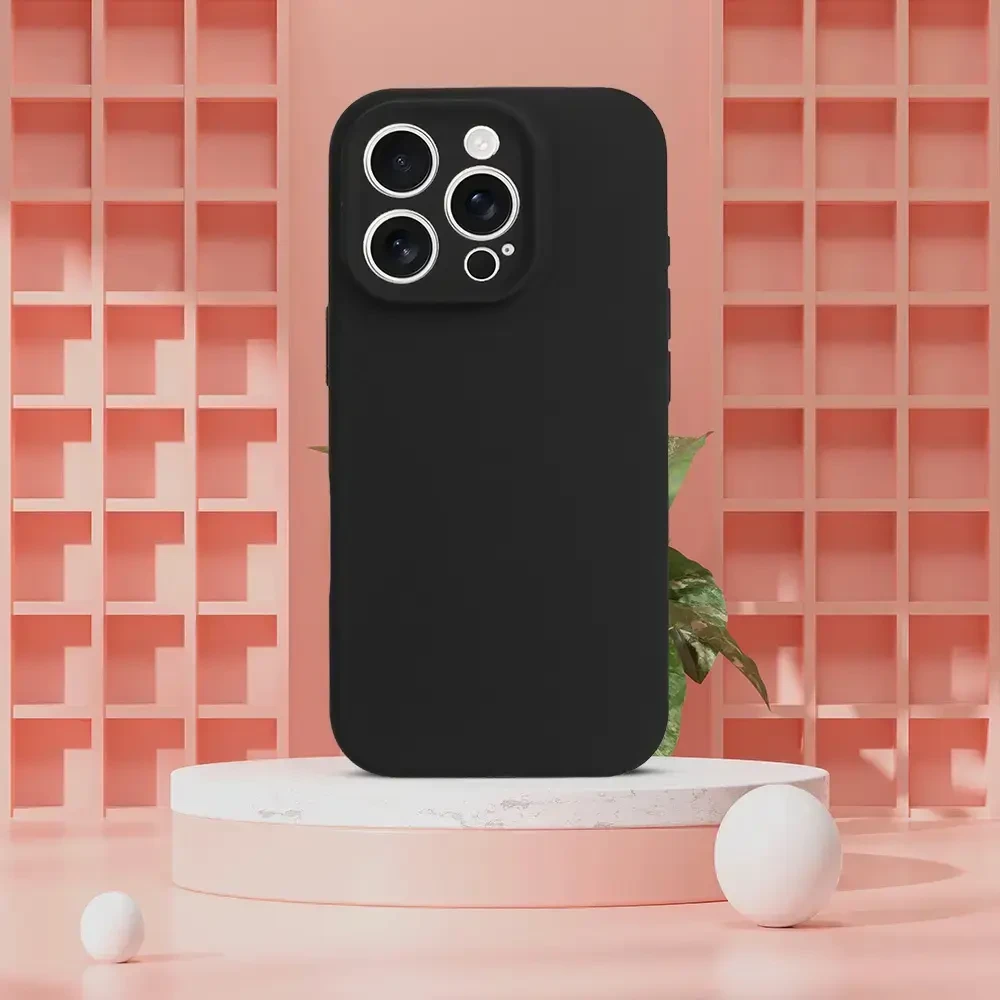 Toptel Topt MagColor Pure dėklas skirtas Apple iPhone 16 juodos spalvos