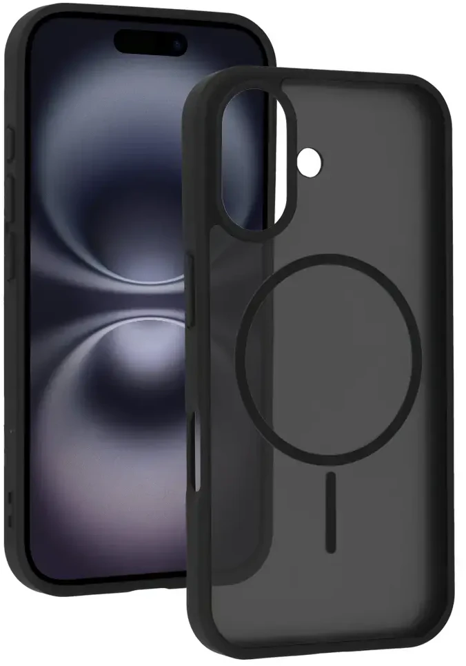 Toptel Topt Magmat Slim Dėklas skirtas Apple iPhone 16 juodos spalvos
