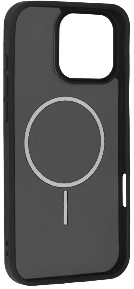 Fusion Accessories Topt Magmat Slim Dėklas skirtas Apple iPhone 16 Pro Max juodos spalvos