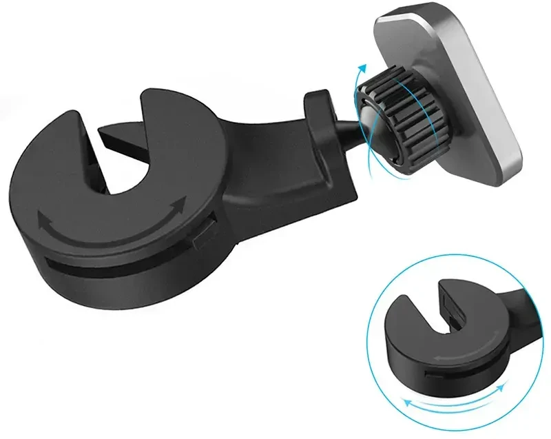 Fusion Accessories Topt Magnetic automobilinis laikiklis headrest mount Type 2 juodos spalvos-red