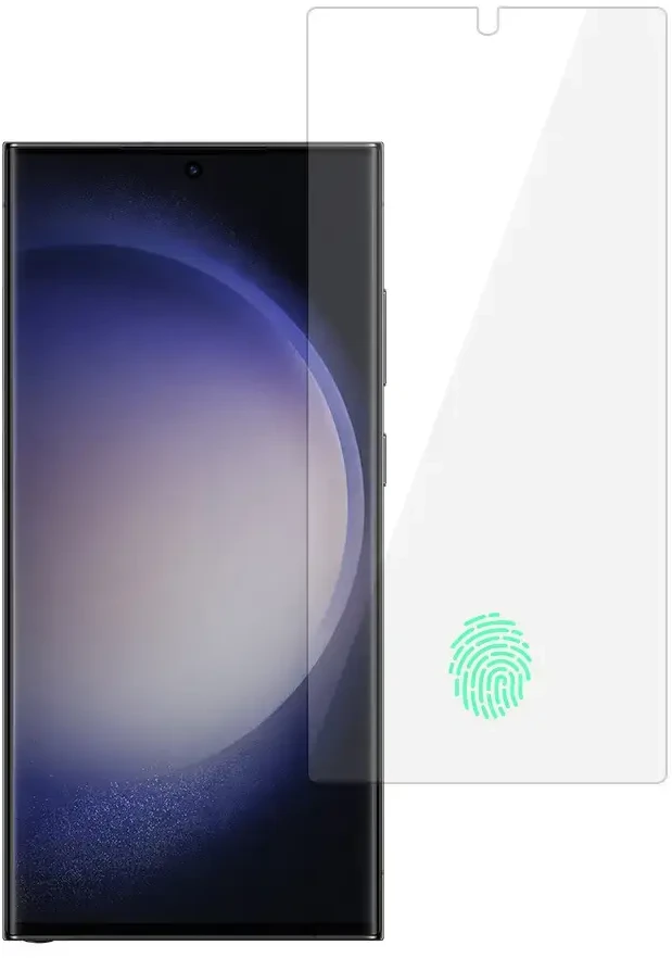 Fusion Accessories Topt Apsauginis stiklas Mėlyna Multipack (10 in 1) skirtas Samsung Galaxy S24 ULTRA (with fingerprint unlock)