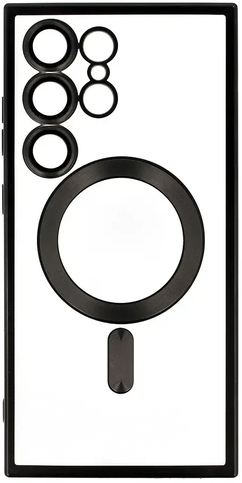 Fusion Accessories Topt Metallic Magsafe dėklas skirtas Samsung Galaxy S24 juodos spalvos
