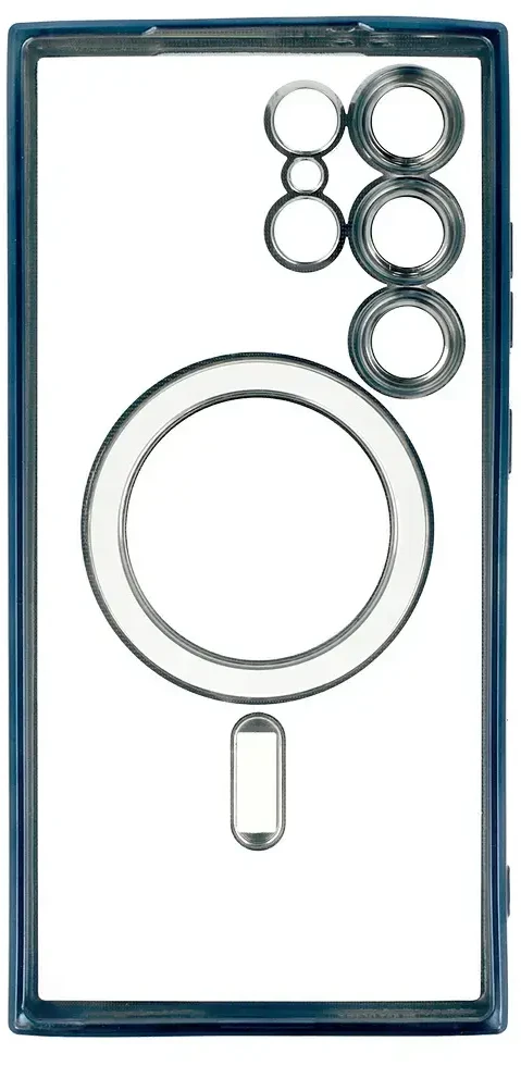 Toptel Topt Metallic Magsafe dėklas skirtas Samsung Galaxy S22 Plus mėlynos spalvos