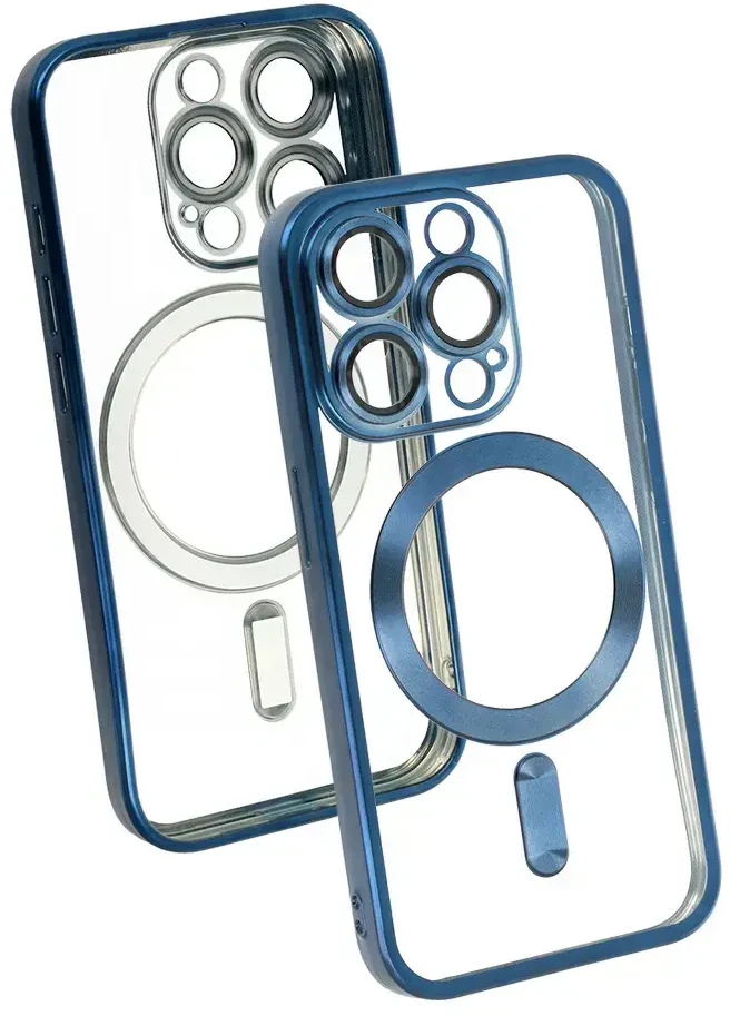 Fusion Accessories Topt Metallic Magsafe dėklas skirtas Apple iPhone 14 Pro mėlynos spalvos
