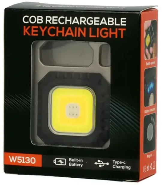 Fusion Accessories Topt Mini žibintuvėlis LED raktų pakabukas W5130 Type C