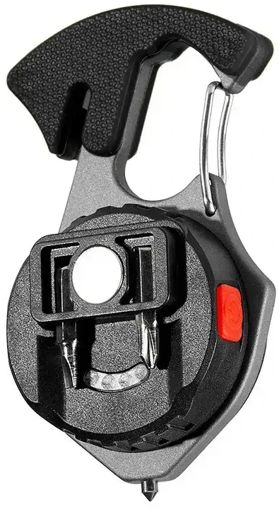 Fusion Accessories Topt Mini žibintuvėlis LED raktų pakabukas W5143 Type C with 2 screwdriver bits mėlynas