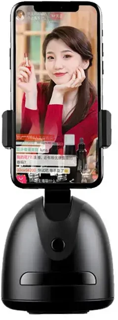 Fusion Accessories Topt Telefono laikiklis su 360° veido sekimu P2S juodos spalvos