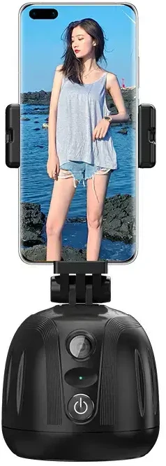 Fusion Accessories Topt Telefono laikiklis su 360° veido sekimu P5 juodos spalvos