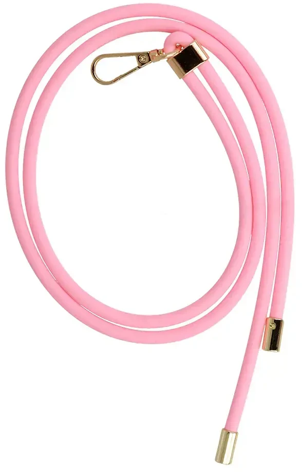 Fusion Accessories Topt Telefono virvelė GSN-1 ilga silikoninė rožinės spalvos