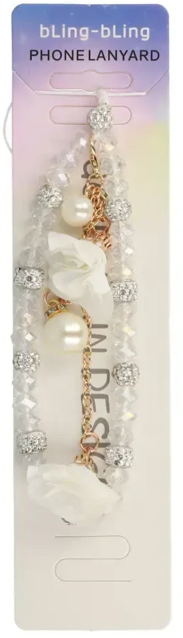 Fusion Accessories Phone pendant G-16 baltas