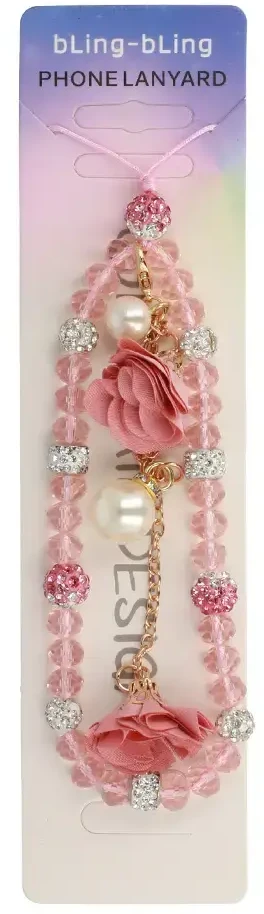 Fusion Accessories Phone pendant G-16 pink