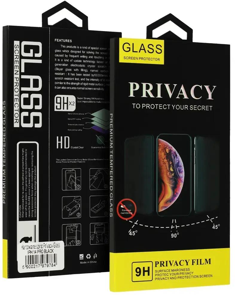 Toptel Topt Apsauginis stiklas Privacy Glass skirtas Samsung Galaxy A35 5G/A55 5G Juodas