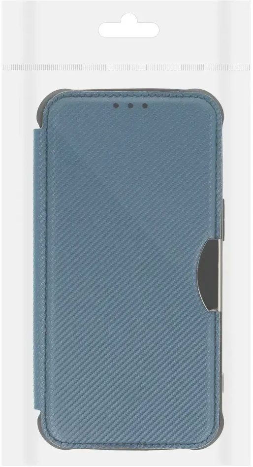Toptel Topt Razor Carbon Book dėklas skirtas Apple iPhone 14 Pro Max mėlynos spalvos