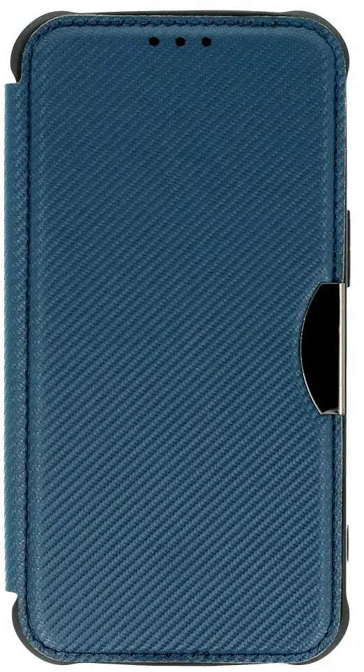 Toptel Topt Razor Carbon Book dėklas skirtas Apple iPhone 14 Pro Max mėlynos spalvos