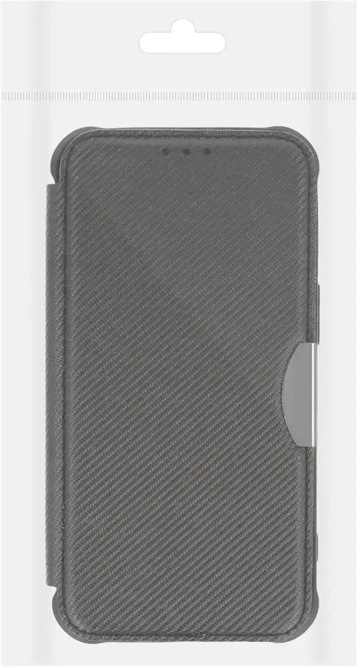 Toptel Topt Razor Carbon Book dėklas skirtas Apple iPhone 14 Pro Max juodos spalvos