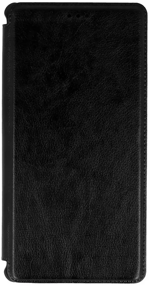 Fusion Accessories Topt Razor Leather Book dėklas skirtas Xiaomi Redmi Note 13 4G juodos spalvos