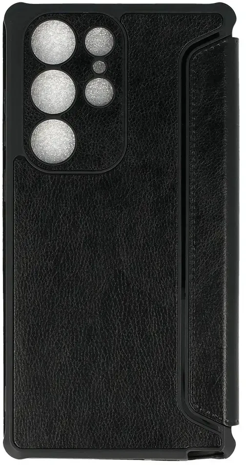 Fusion Accessories Topt Razor Leather Book dėklas skirtas Xiaomi Redmi Note 11 Pro/Note 11 Pro 5G juodos spalvos