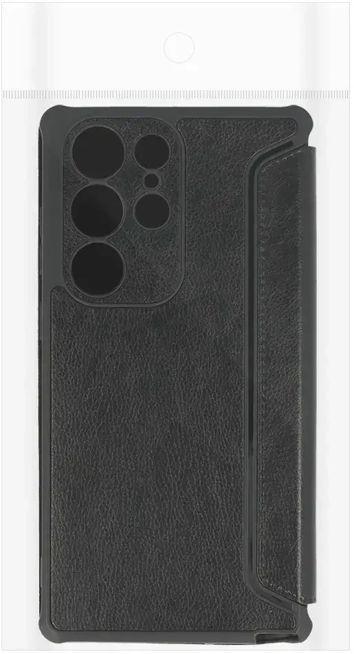 Fusion Accessories Topt Razor Leather Book dėklas skirtas Xiaomi Redmi Note 11 Pro/Note 11 Pro 5G juodos spalvos