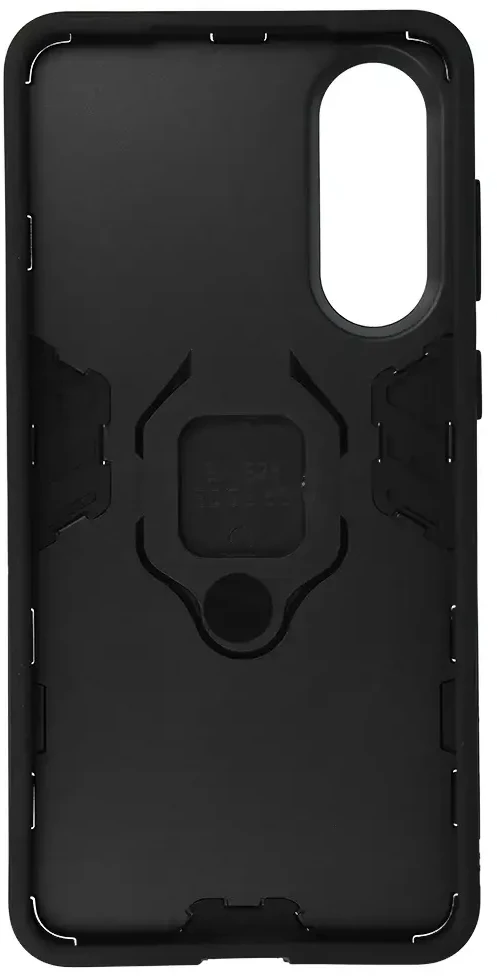Fusion Accessories Topt Ring Armor dėklas skirtas Samsung Galaxy S25 Edge juodos spalvos