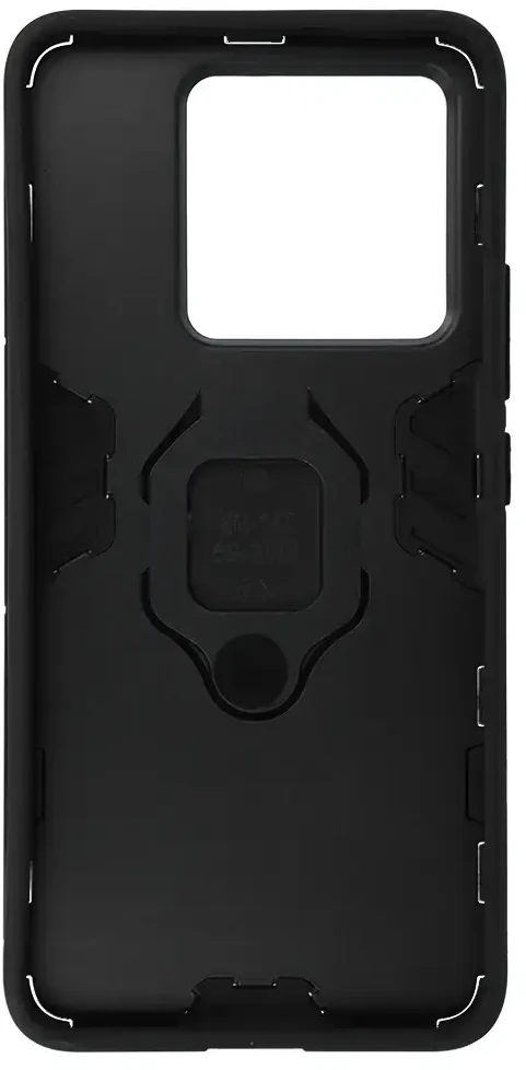Fusion Accessories Topt Ring Armor dėklas skirtas Xiaomi 14T juodos spalvos