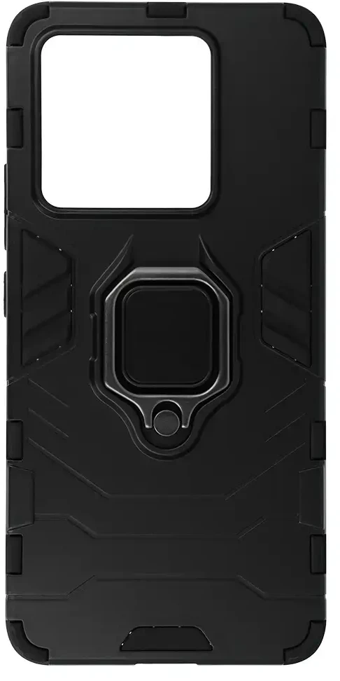 Fusion Accessories Topt Ring Armor dėklas skirtas Xiaomi 14T juodos spalvos