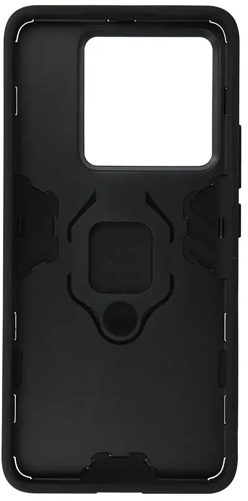 Fusion Accessories Topt Ring Armor dėklas skirtas Xiaomi 14T Pro juodos spalvos