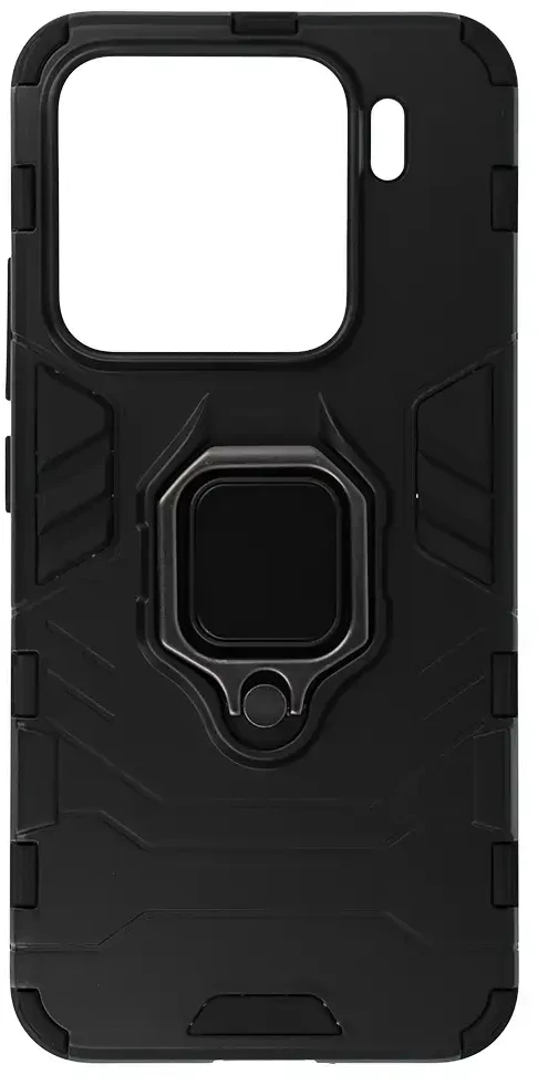 Toptel Ring Armor dėklas skirtas Xiaomi 15 5G juodos spalvos